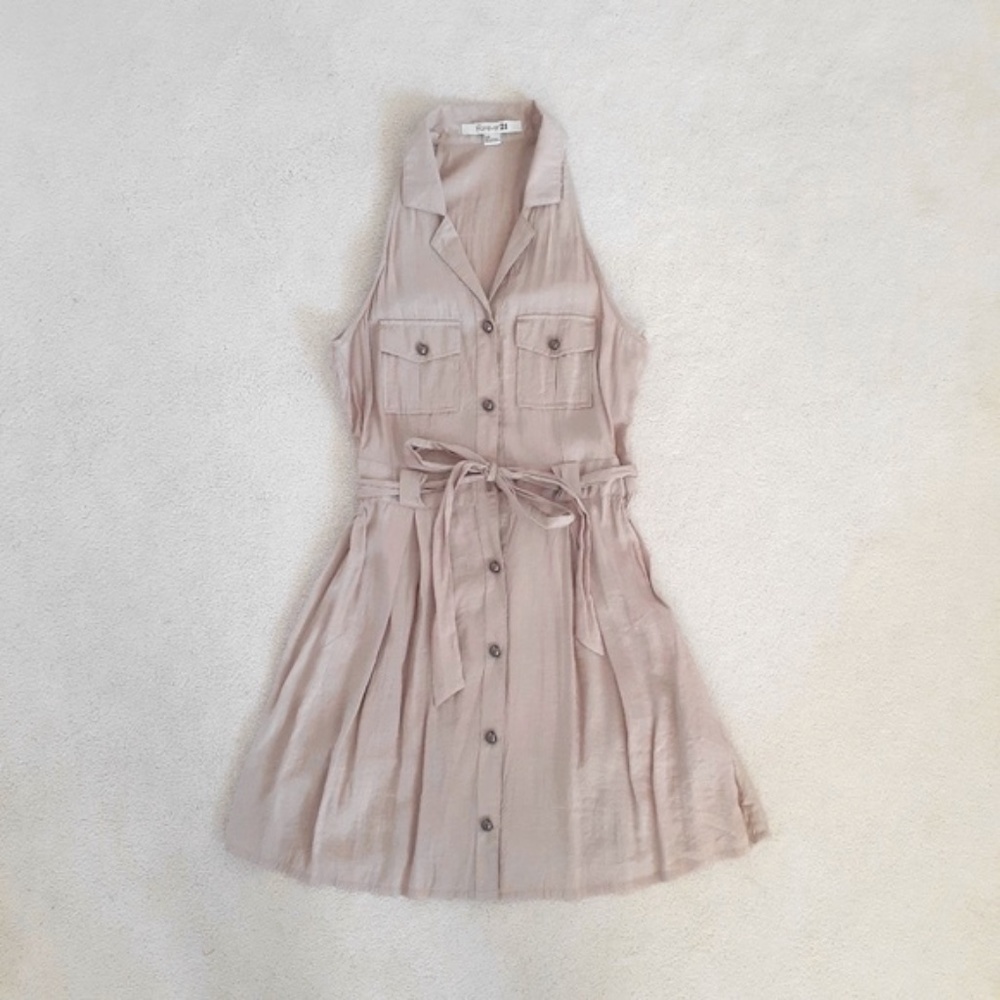 Vintage Forever 21 Sleeveless Collar Dress
